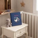Personalized Floral Duck Photo Album - Embroidered Baby Memory Book