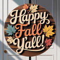Happy Fall Y'all Door Sign