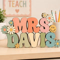 Personalized Teacher Desk Block detail