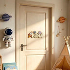 Personalized Space-Themed Baby Name Sign - Wooden Nursery Wall Decor