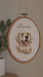 Personalized Floral Baby Name Hoop - Wildflower Nursery